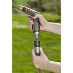 GARDENA Raccord Aquastop Premium – Adapté tuyau Ø13mm et Ø15mm – Fixation 1 clic – Power Grip – Garantie 5 ans