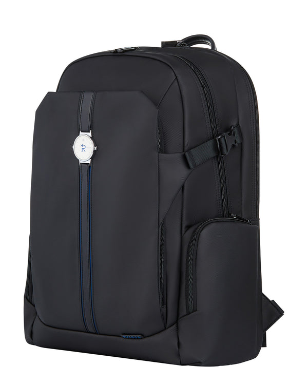 LAPTOP BACKPACK BLACK CIRCLE EMBLEM