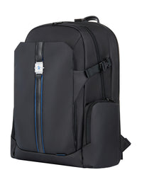 LAPTOP BACKPACK BLACK SQUARE EMBLEM