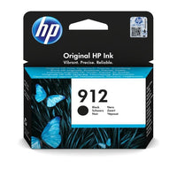 HP 912 Cartouche d'encre noire authentique (3YL80AE) pour HP OfficeJet 8010 series/ OfficeJet Pro 8020 series