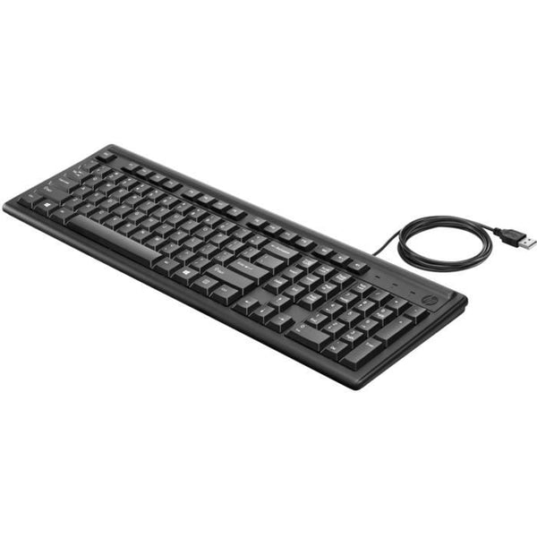 Clavier HP 100 - Filaire - Noir - AZERTY