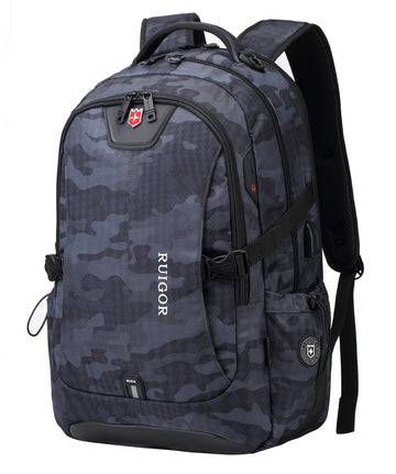 RUIGOR ICON 47 BACKPACK USB BLUE CAMO LARGE