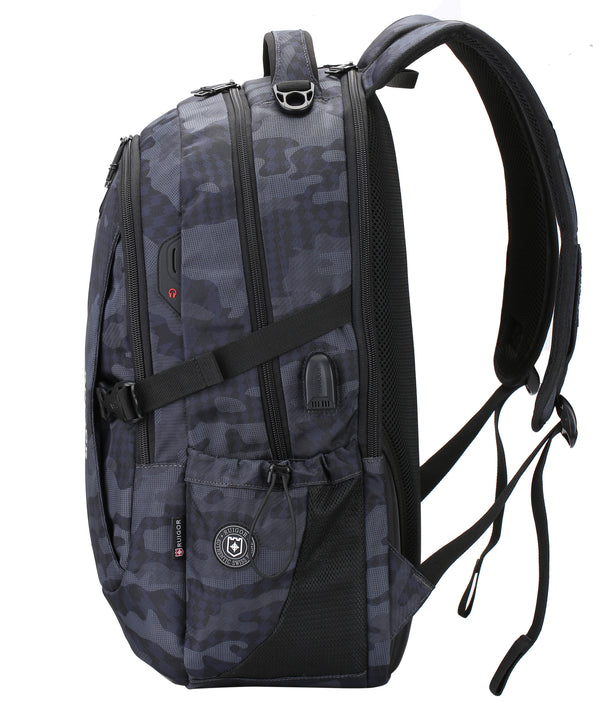 RUIGOR ICON 47 BACKPACK USB BLUE CAMO LARGE