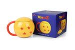 Dragon Ball Z 4-Star Dragon Ball Mug § Ceramic Mug With Lid § Holds 16 Ounces