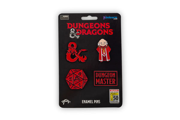 Dungeons & Dragons Enamel Pin Set § Exclusive Collectors Series Pins § Set of 4