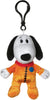 Snoopy in Space 4 Inch Plush Clip § Snoopy in Orange Astronaut Suit