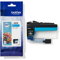 Cartouche d'encre LC424C - BROTHER - Cyan haute capacité de 750 pages - Pour DCP-J1200W