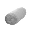 TODAY Drap Housse 180X200 2 personnes Percale uni gris PREMIUM TODAY