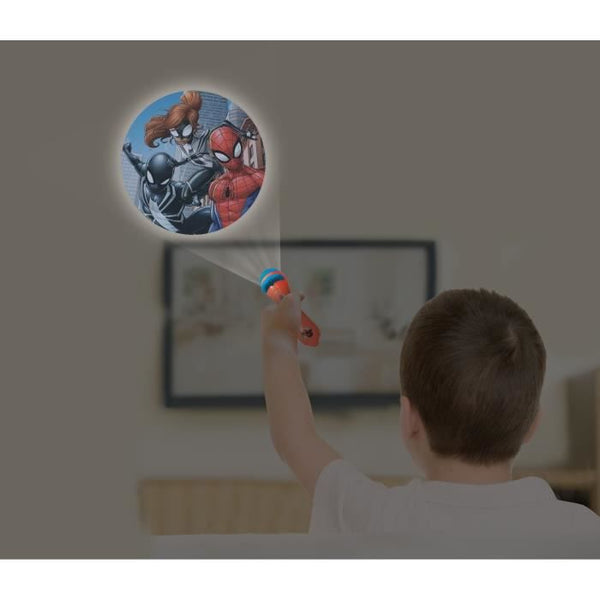 SPIDER-MAN - Projecteur a histoires et lampe torche - LEXIBOOK