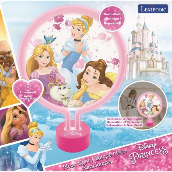 DISNEY PRINCESSES Lampe néon chambre enfant LEXIBOOK