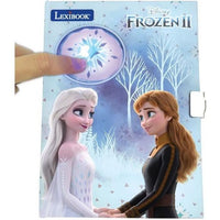 LA REINE DES NEIGES - Journal Intime Electronique - Effets lumineux et accessoires (stickers, crayon, feutres)