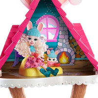 ENCHANTIMALS Vallée Enneigée Coffret Chalet des Neiges de Bevy Lapin - 63 cm