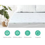 Giselle Bedding 11-zone Memory Foam Mattress Topper 8cm - King