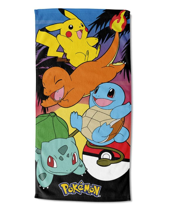 Pokemon Sunset 30 x 60 Inch Beach Towel