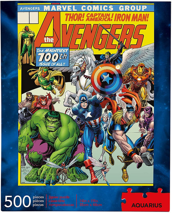 Marvel Avengers Comic Cover 500 Piece Jigsaw Puzzle