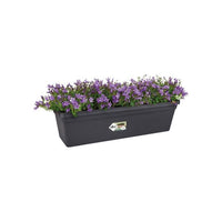 ELHO Balconniere Green Basics 80 - Extérieur & Balcon - L 16,5 x W 79 x H 13,7 cm - Vivre noir