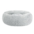 Pet Bed Dog Cat Calming Bed Small 60cm Light Grey Sleeping Comfy Cave Washable