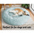 Pet Bed Dog Cat Calming Bed Large 90cm Teal Sleeping Comfy Cave Washable