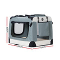 i.Pet Pet Carrier Large Soft Crate Dog Cat Travel Portable Cage Kennel Foldable