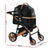 i.Pet Pet Dog Stroller Pram Large Cat Carrier Travel Pushchair Foldable 4 Wheels