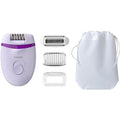 PHILIPS BRE275/00 - Epilateur électrique Satinelle Essential Compact - Sur secteur - 4 accessoires