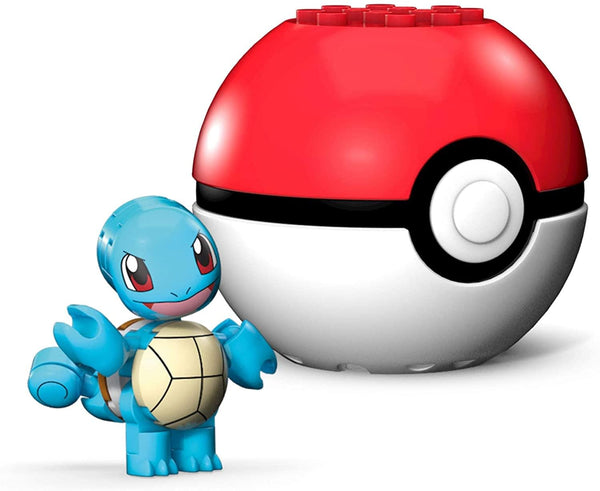 Pokemon Mega Construx Building Set § Squirtle w/ Poke Ball