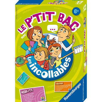 LES INCOLLABLES Le P'tit bac - Ravensburger - Jeu de société enfants - Petit Bac revisité, original et fun - Des 6 ans