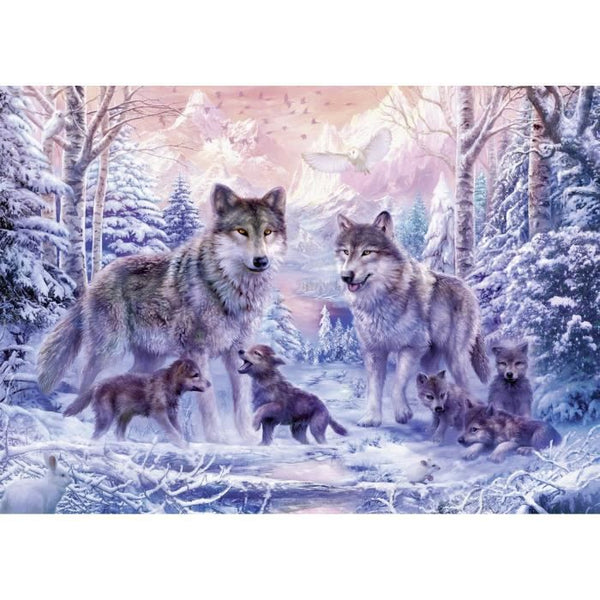 Puzzle 1000 p - Loups arctiques