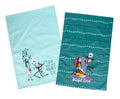 Nightmare Before Christmas Jack and Sally Cotton Kitchen Hand Towels § Set of 2