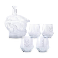 Halo Infinite Master Chief Helmet 6-Piece Whiskey Decanter Set with Glasses