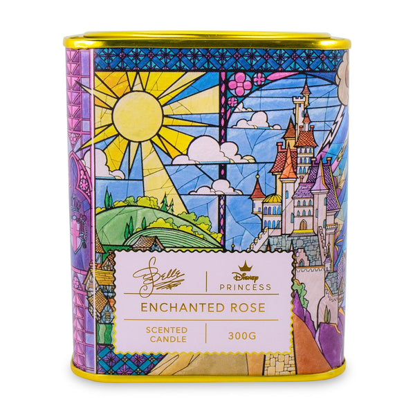 Disney Princess Home Collection 11-Ounce Scented Tea Tin Candle § Belle