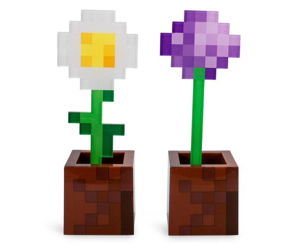 Minecraft Daisy and Allium Flower Pot Mood Lights § Set of 2