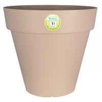 RIVIERA Flowerpot Soleilla - Round - Ø 39.2 x 35.8 cm - Taupe