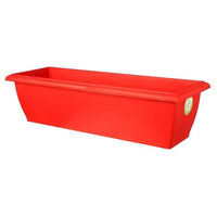 RIVIERA Grande Evolution rectangular planter 69cm - Capacity 18l - Red