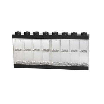 LEGO Minifigure 16 Compartment Display Case, Black