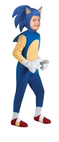 Sonic The Hedgehog Deluxe Sonic Costume Child Medium 8-10