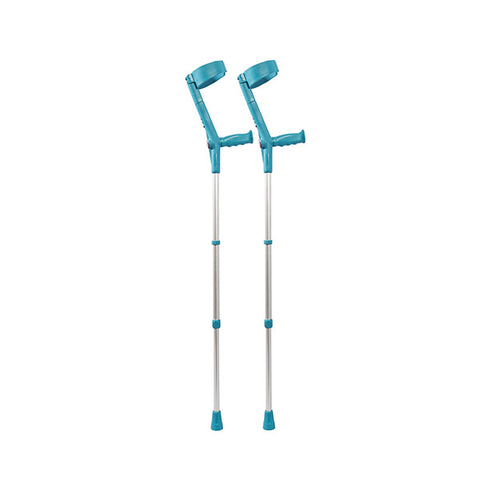 Rebotec Safe In Soft Forearm Crutches With Cuff And Hinge Pair