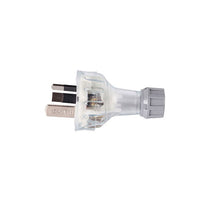 10Pcs Rewireable Plug 250V Clear