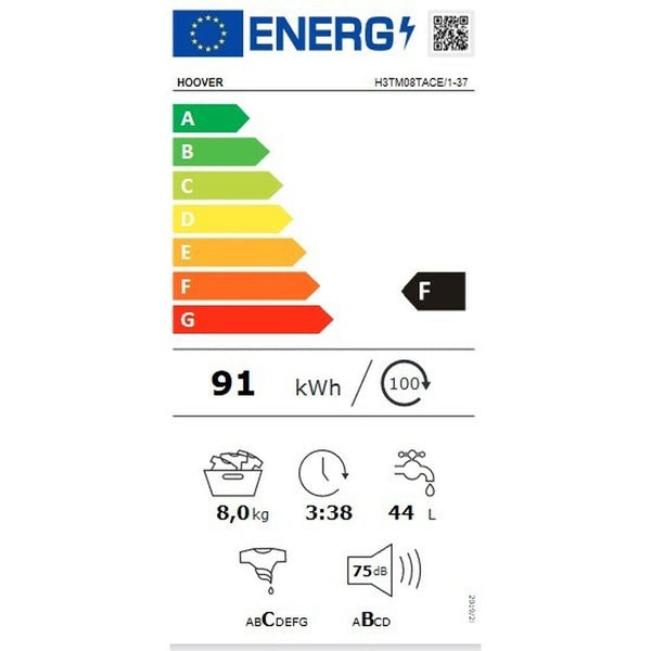 Washing machine Hoover H3TM08TACE/1-37 8 kg