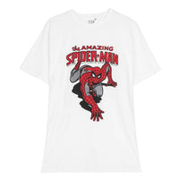 Child's Short Sleeve T-Shirt Spiderman White