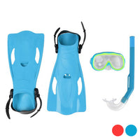 Diving Goggles with Snorkle and Fins Children's Pvc