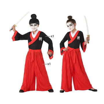 Costume for Children Japanese Red