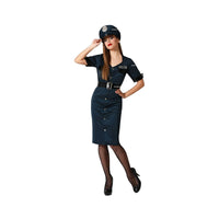 Costume Police Officer Lady Blue