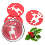 Santa's Reindeer Coasters (4 pcs) 143754