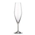 Set of cups Bohemia Crystal Galaxia 210 ml champagne 6 Units