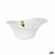 Bowl La Mediterránea Yummy White 18,4 x 13 x 7,3 cm (18 Units)