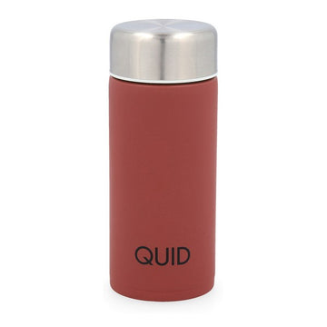 Travel thermos flask Quid Arizona Burgundy Stainless steel 0,2L