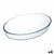 Oven Dish Ô Cuisine Ocuisine Vidrio Oval Transparent Glass 30 x 21 x 7 cm (4 Units)