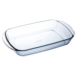 Oven Dish Ô Cuisine   Rectangular 32 x 20 x 6 cm Transparent Glass (7 Units)