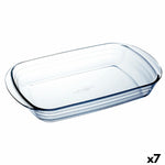 Oven Dish Ô Cuisine   Rectangular 32 x 20 x 6 cm Transparent Glass (7 Units)